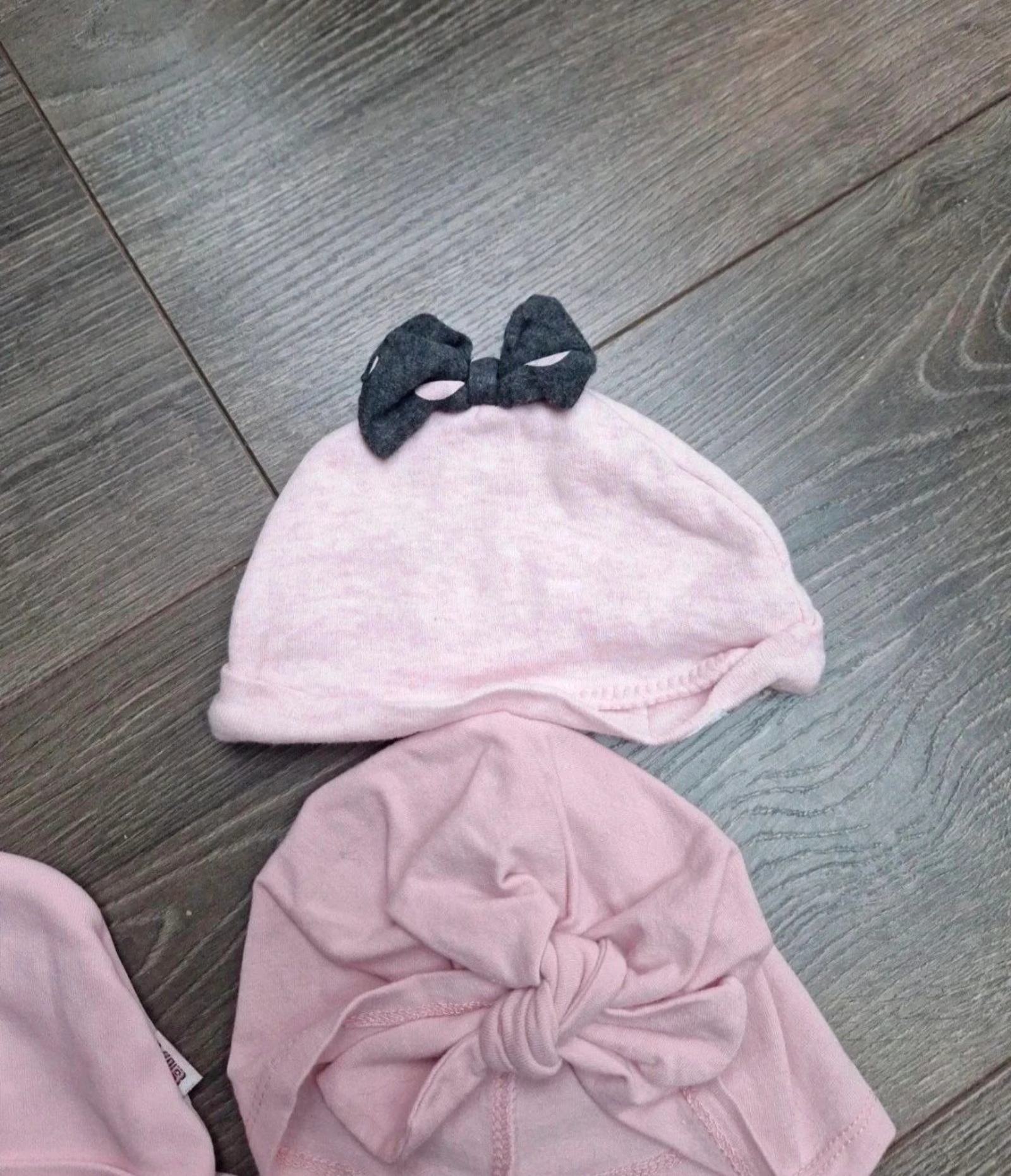 Conjunto de gorritos para recién nacidos, niña, 0-3M, algodón suave – photo 4